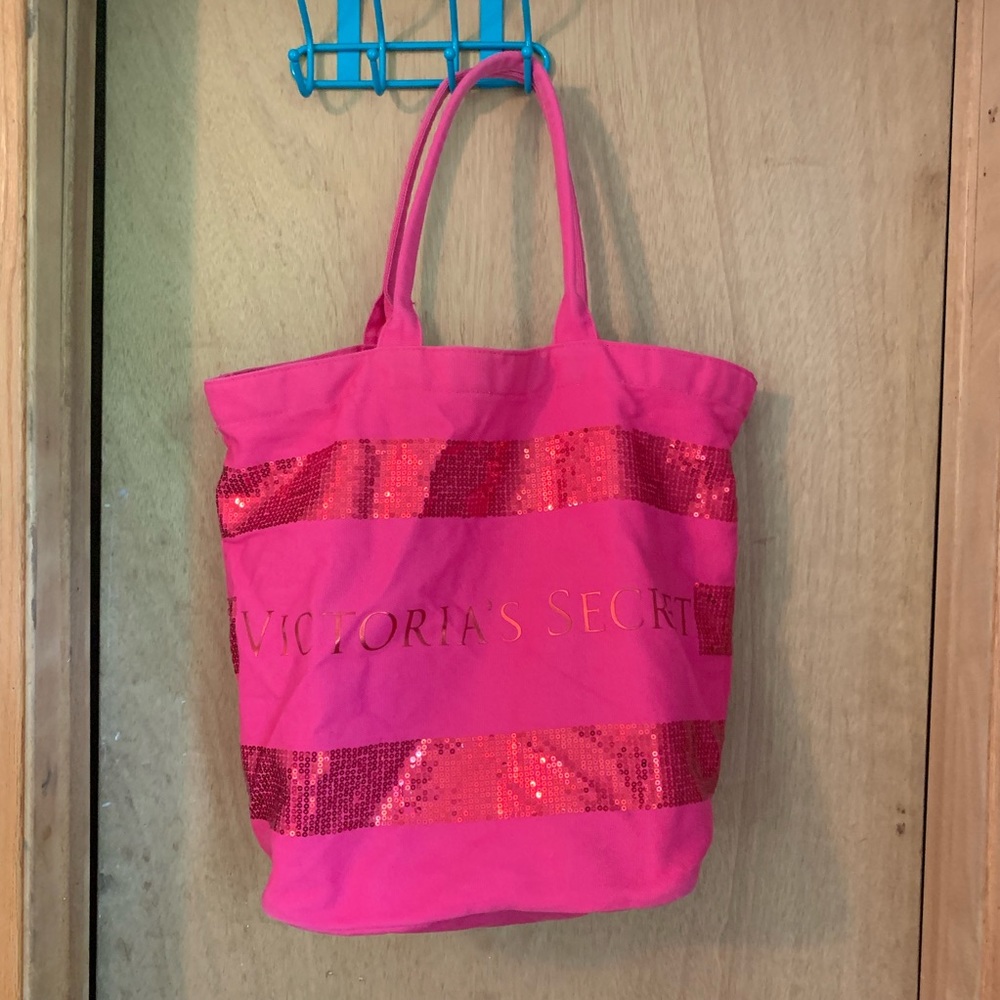 Pink Victoria’s Secret sequin Bag